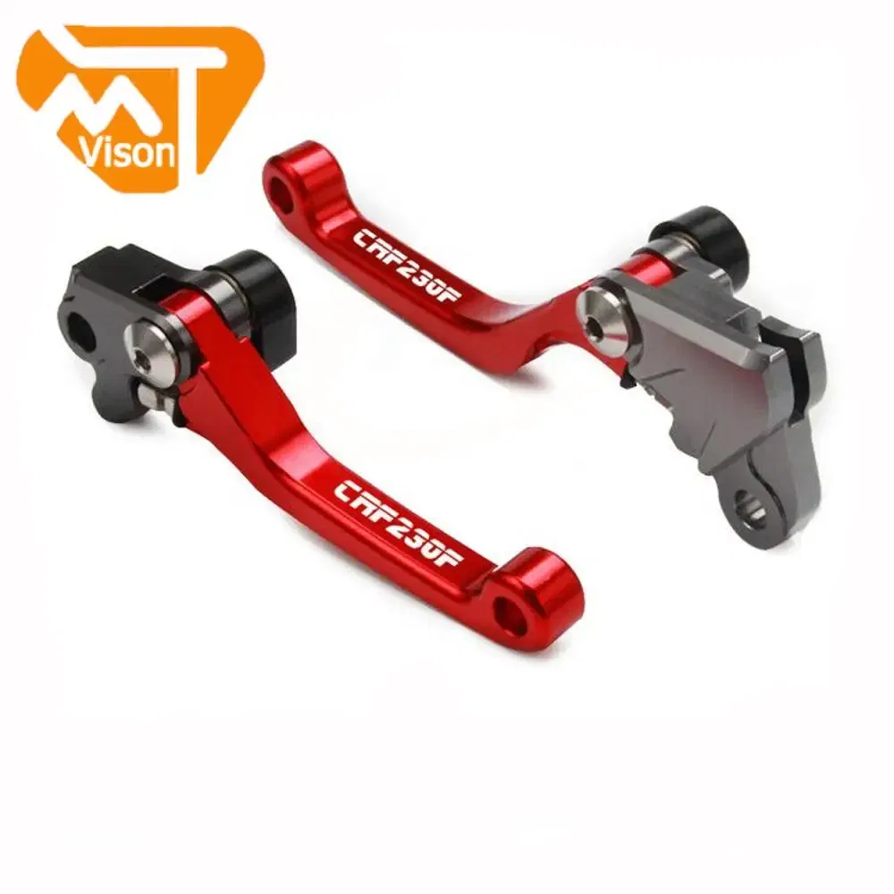 Color: Black - Motorcycle CNC Brake Clutch Lever Handle For HONDA CRF150F CRF230F 2003-2019 CRF250F 2019-2022 CRF 150F 230F 250F