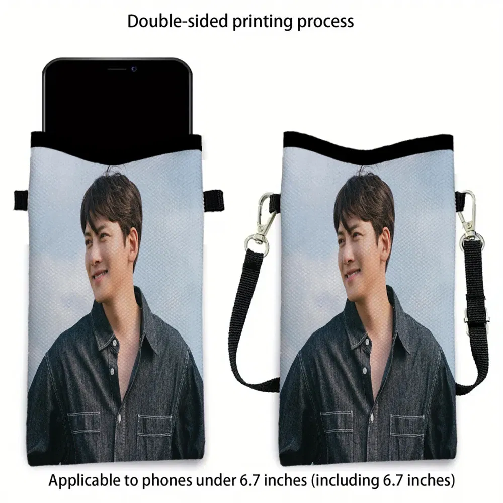 Color: Yellow, Size: Extra Large - Ji Chang Wook Phone Bag Adjustable and Detachable Strap Designed for Women Crossbody Convertible ShoulderBag3.3