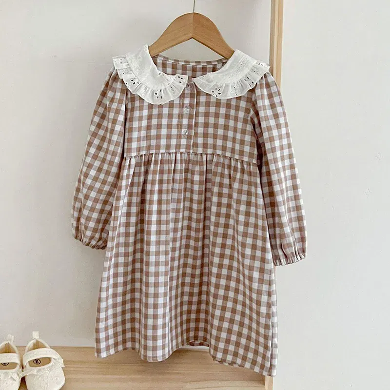 Color: Red, Kid Size: 2T - Spring Autumn Kids Baby Girls Long Sleeve Sweet Lace Princess Dress New Kids Baby Girls Dress Children Clothes Dress