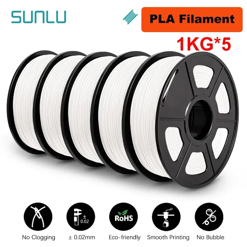 Color: Blue Transparent, Ships From: CHINA - Top 5KG 3D PLA/PETG/PLA PLUS/Clear Filament 1.75mm 5Roll 1KG 3D Printer Neatly Wound 3D Filament for 3D Printer& 3D Pen