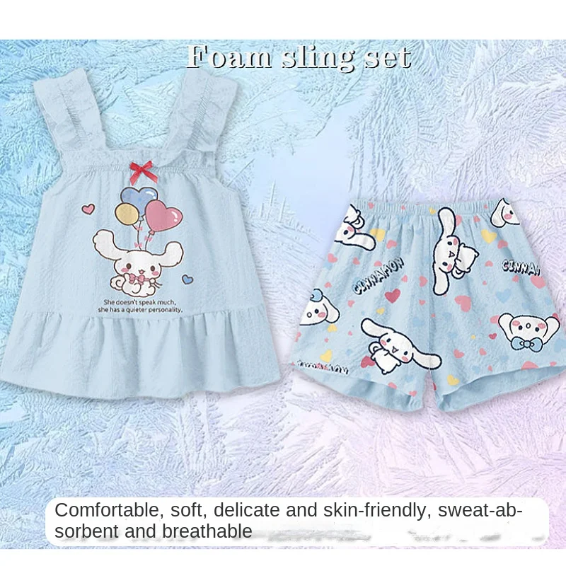 Color: black, Kid Size: 6 - New Spring Autumn Children's Clothing Sets Elsa Boy Sleepwear Long sleeved pants Clothes Kids Pajamas Set Baby Girls Pyjamas