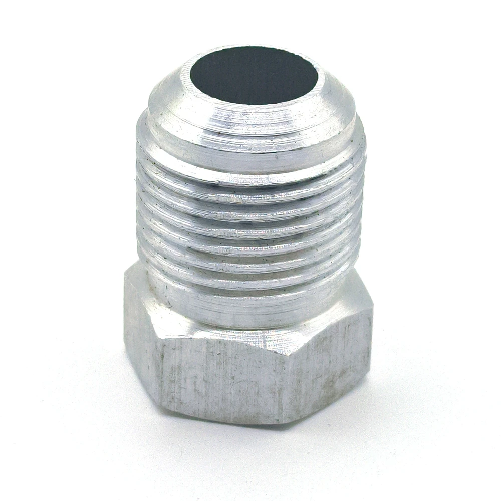 Color Name: Blue - Automotive Air Conditioning Hose Connector Pipe Joint R134a/R12 Outer Tooth Welding Aluminum Pipe Head Conversion Fittings