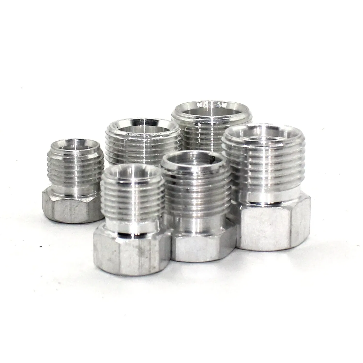 Color Name: Blue - Automotive Air Conditioning Hose Connector Pipe Joint R134a/R12 Outer Tooth Welding Aluminum Pipe Head Conversion Fittings