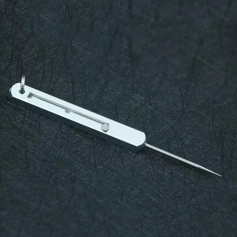 Color: Blue - Rectangular Telescopic Integrated Toothpick And Tooth Picking Tool, Multifunctional Single Head Fruit Pick Toothpick