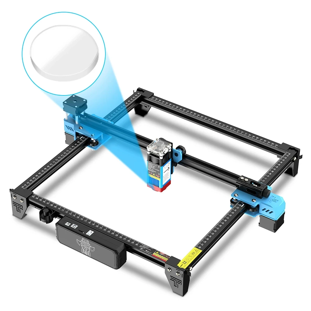 Color: WHITE, Size: 2.2mm, Ships From: CHINA - Twotrees For TTS Pro TTS-55 TTS-10 TTS-20 TS2 Series Replacement Lens Laser Engraving Machine Lenses Laser Lens