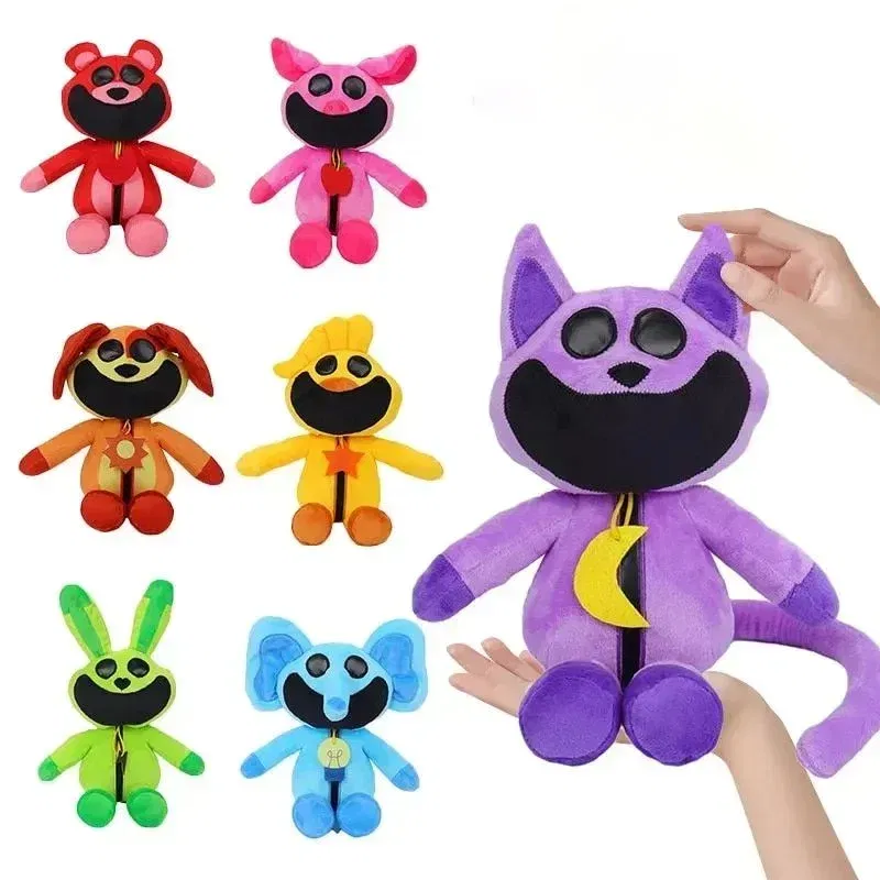 Color: DEEP BLUE - Smiling Critters Plush Toys Catnap Dogday Stuffed Dolls Cartoon Aminal Game Peripherals Plush Toys Kids Birthday Christmas Gifts