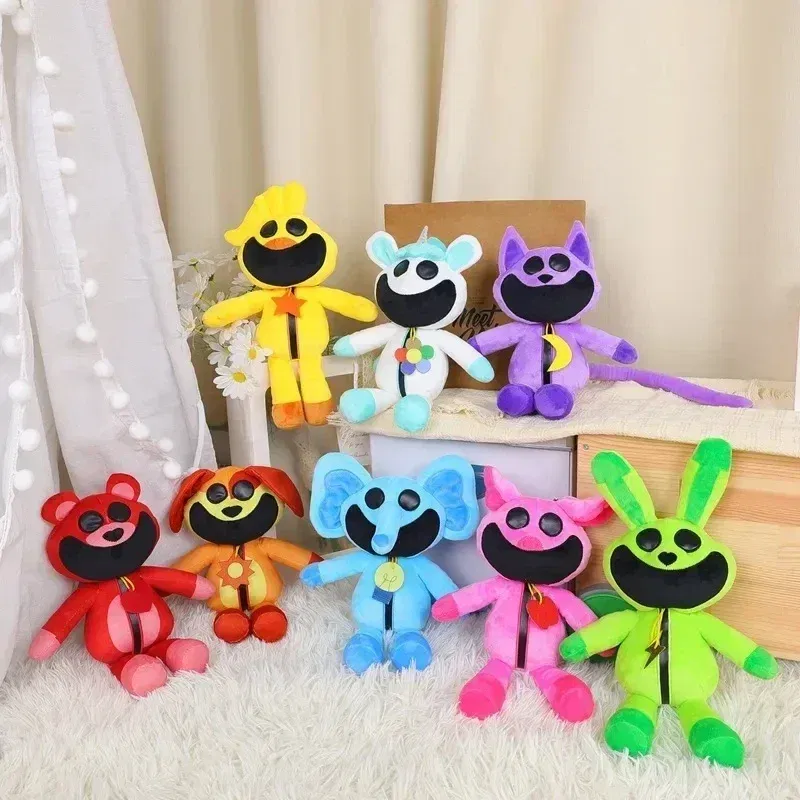 Color: DEEP BLUE - Smiling Critters Plush Toys Catnap Dogday Stuffed Dolls Cartoon Aminal Game Peripherals Plush Toys Kids Birthday Christmas Gifts