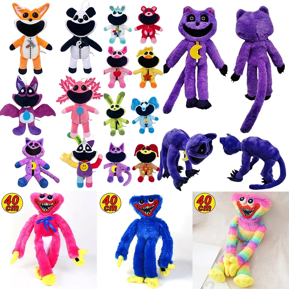 Color: DEEP BLUE - Smiling Critters Plush Toys Catnap Dogday Stuffed Dolls Cartoon Aminal Game Peripherals Plush Toys Kids Birthday Christmas Gifts