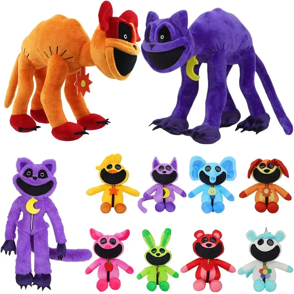 Color: DEEP BLUE - Smiling Critters Plush Toys Catnap Dogday Stuffed Dolls Cartoon Aminal Game Peripherals Plush Toys Kids Birthday Christmas Gifts