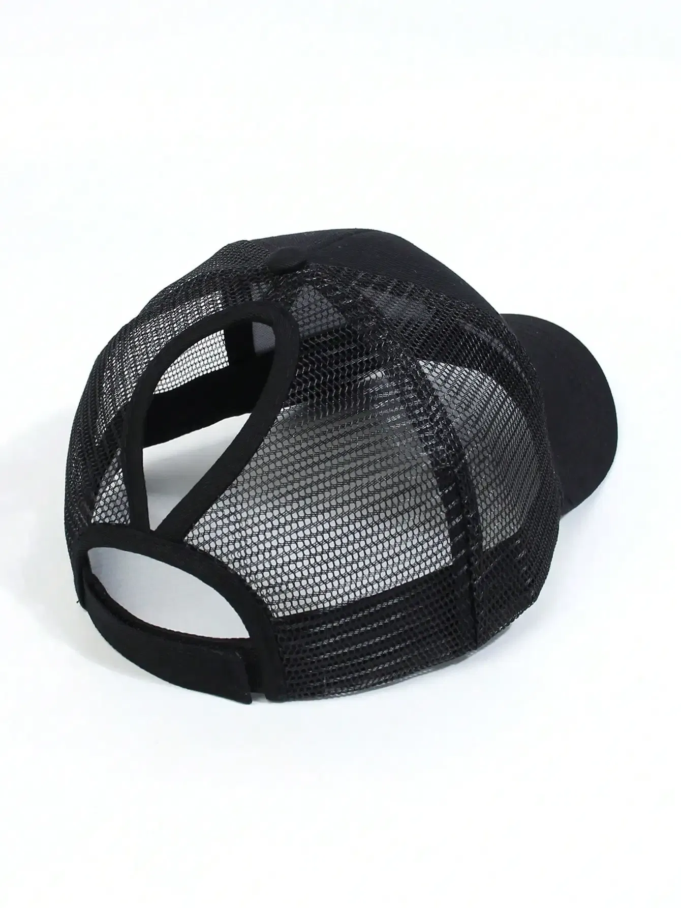 Color: Green, Size: XS - High Quanlity Women Baseball Cap Women cap Adjustable Ponytail hat Pony Female Cap