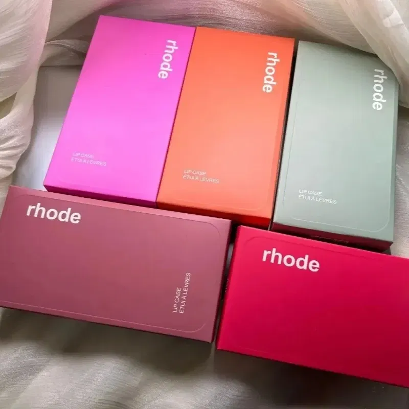 Color: Blue, Material: POLYESTER - Quality Fashion Box for Rhode Phone Case Gift Packaging Lipstick Box for Girl for IPhone 16 15 14 13 12 11 Pro Max XR XsMax Case