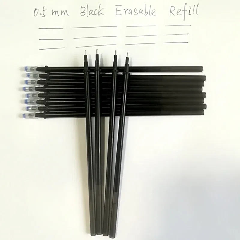 Color: Purple Red - Gel Ink Refills and Friction Erasable Gel Pens Extra Fine Point 0.5 mm Black Red Blue Ink