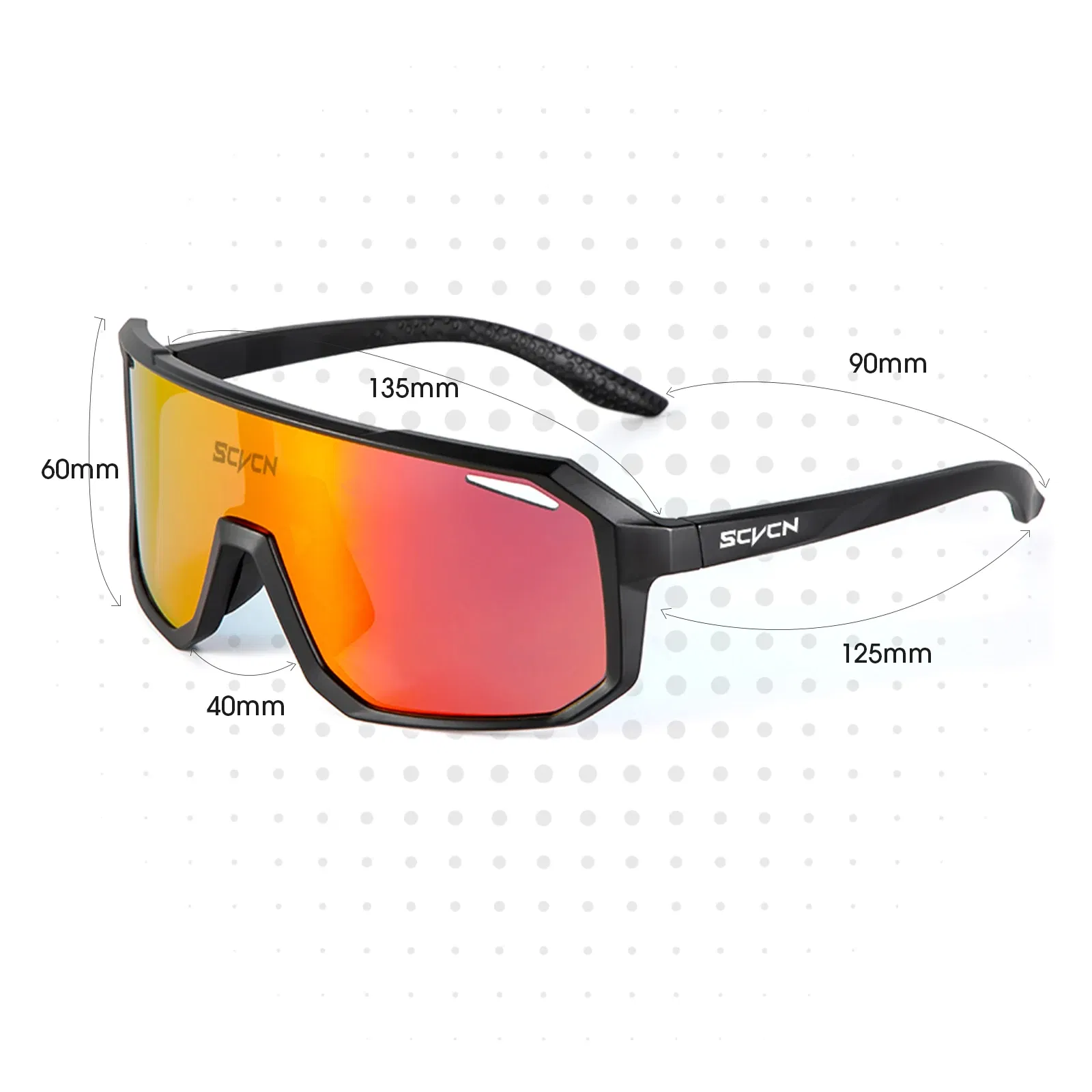 Color: DEEP BLUE, Lenses Color: WHITE - SCVCN Sports Men UV400 Sunglasses Cycling Glasses Photochromic Cycl Camp Bike Eyewear MTB Outdoor Goggles Bicycle Women Hunting