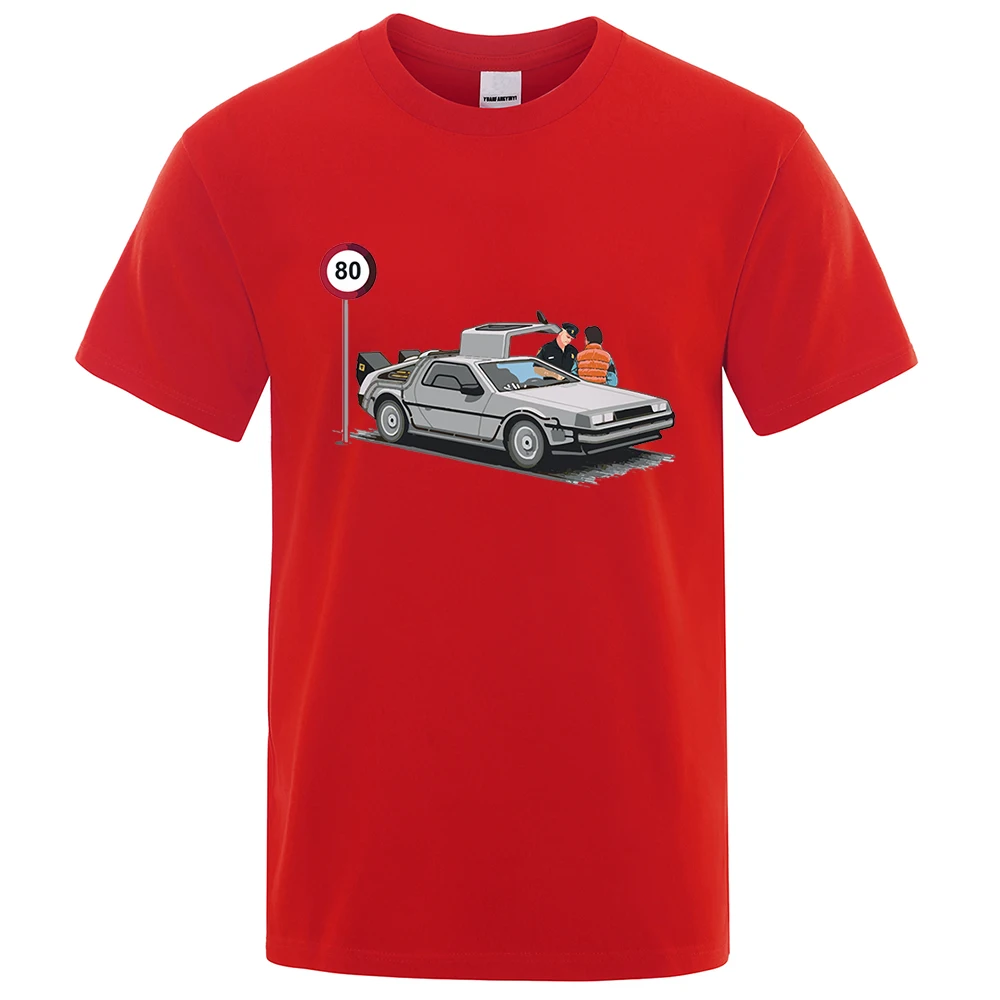 Color: army green, Size: XXXL - I Was Caught Speeding Funny Printed T-Shirts Men Fashion Casual Short Sleeves Loose Oversized T Shirt Breathable Cotton Tees