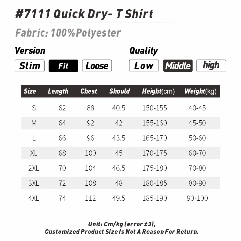 Color: black, Size: M, Ships From: CN - Men's t-shirt quick-drying sports top, custom logo running T-shirt, trainer fitness shirt