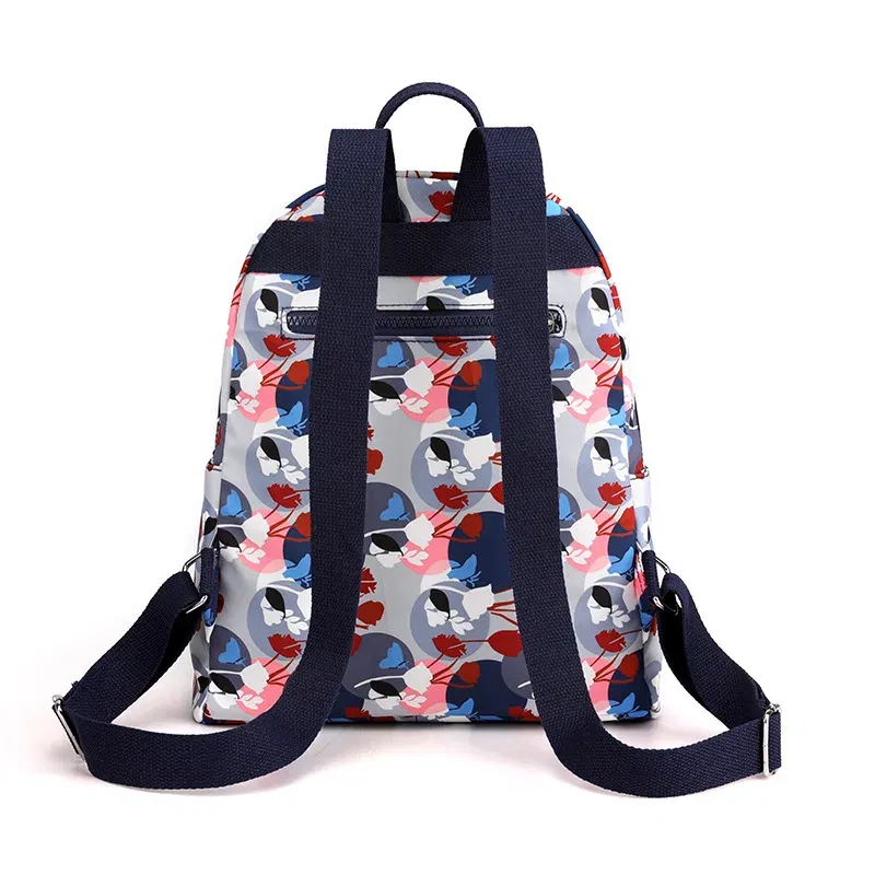 Color: Clear - Printing Backpack for Women Travel High Capacity Waterproof College Backpack Trendy Women Laptop School Bags Cute Girl