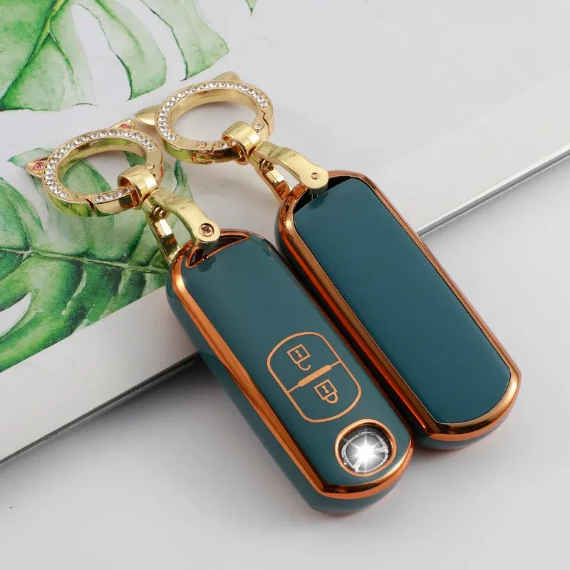Color Name: ROYAL BLUE - TPU Car Remote Key Case Cover for Mazda 2 3 6 Atenza Axela Demio CX-5 CX5 CX-3 CX7 CX-9 2015 2016 2017 2018 2019 Accessories