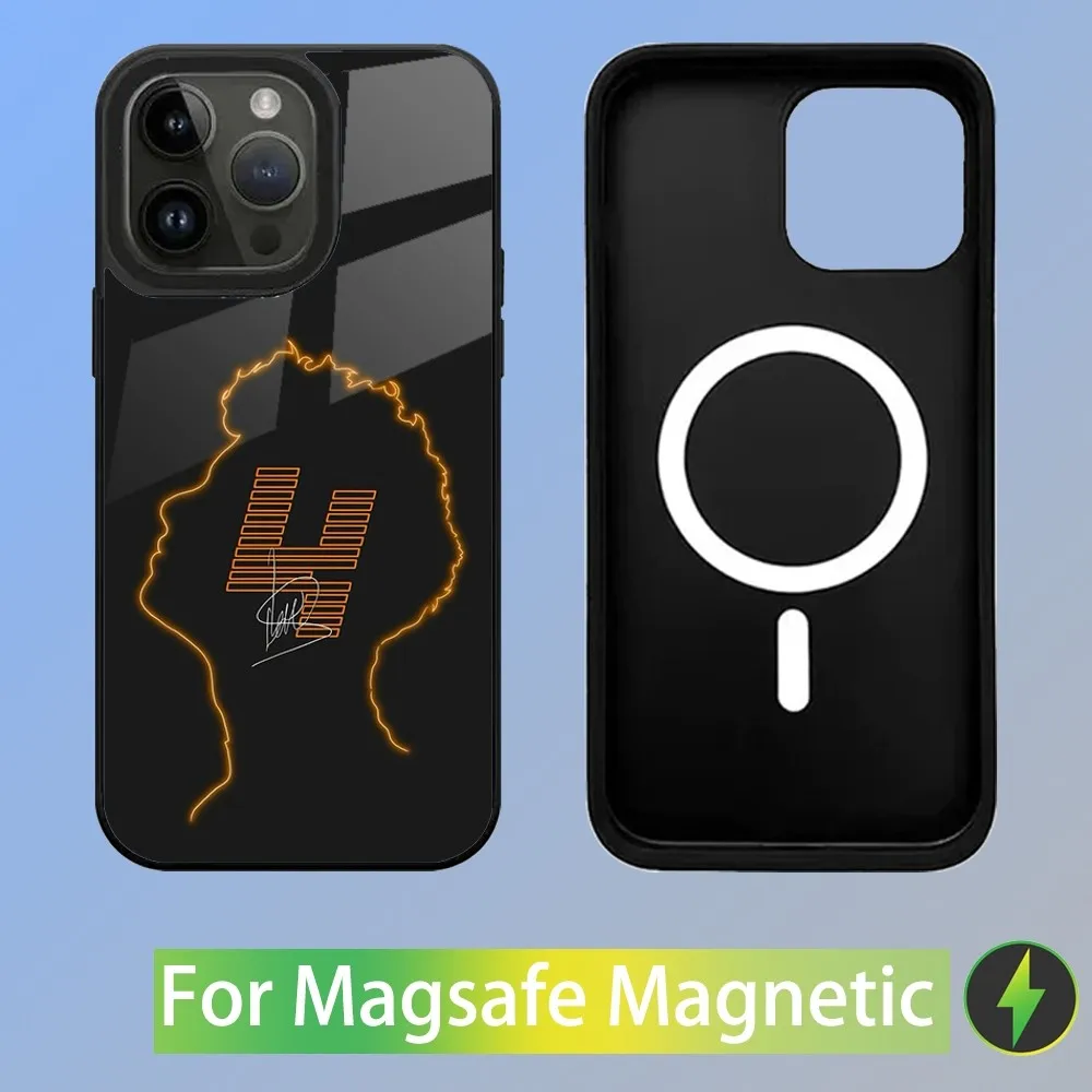 Color: Gold, Material: PC + TPU - F1 Formula 1 L-Lando Norris Phone Case For iPhone 16,15,14,13,12,11,Plus,Pro,Max Mini Magsafe Magnetic Wireless Charging