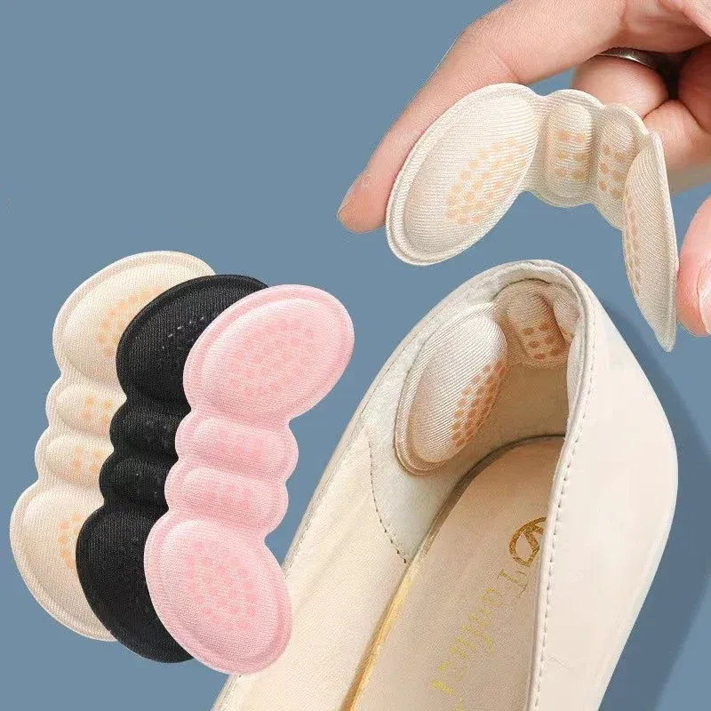 Color: Blue, Ships From: CHINA - 2/4/6PCS Women Insoles Shoes High Heel Pad Adjust Size Adhesive Heels Pads Liner Grips Protector Sticker Pain Relief Foot Care