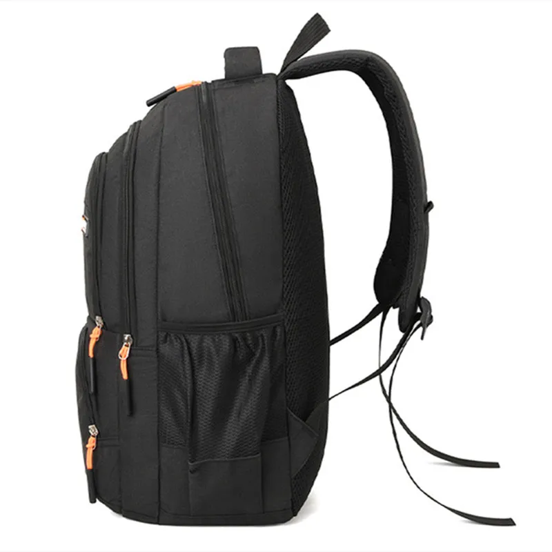 Color: Khaki - New Large-Capacity Leisure Shoulders Backpack Outdoor Business Laptop Backpack Schoolbag