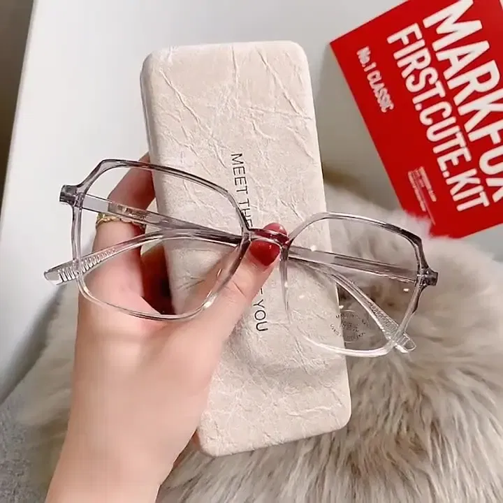Frame Color: WHITE, Ships From: CN - Transparent Computer Glasses Frame Women Men Anti Blue Light polygon Eyewear Blocking Glasses Optical Spectacle Eyeglass