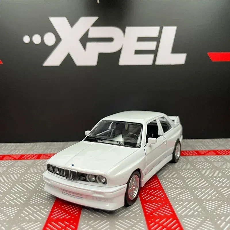 Color: Silver - 1:36 BMW M3 E30 1987 Porsche 911 Turbo Audi Quattro Alloy Car Model Diecasts & Toy Vehicles Collect Car Toy Boy Birthday gifts