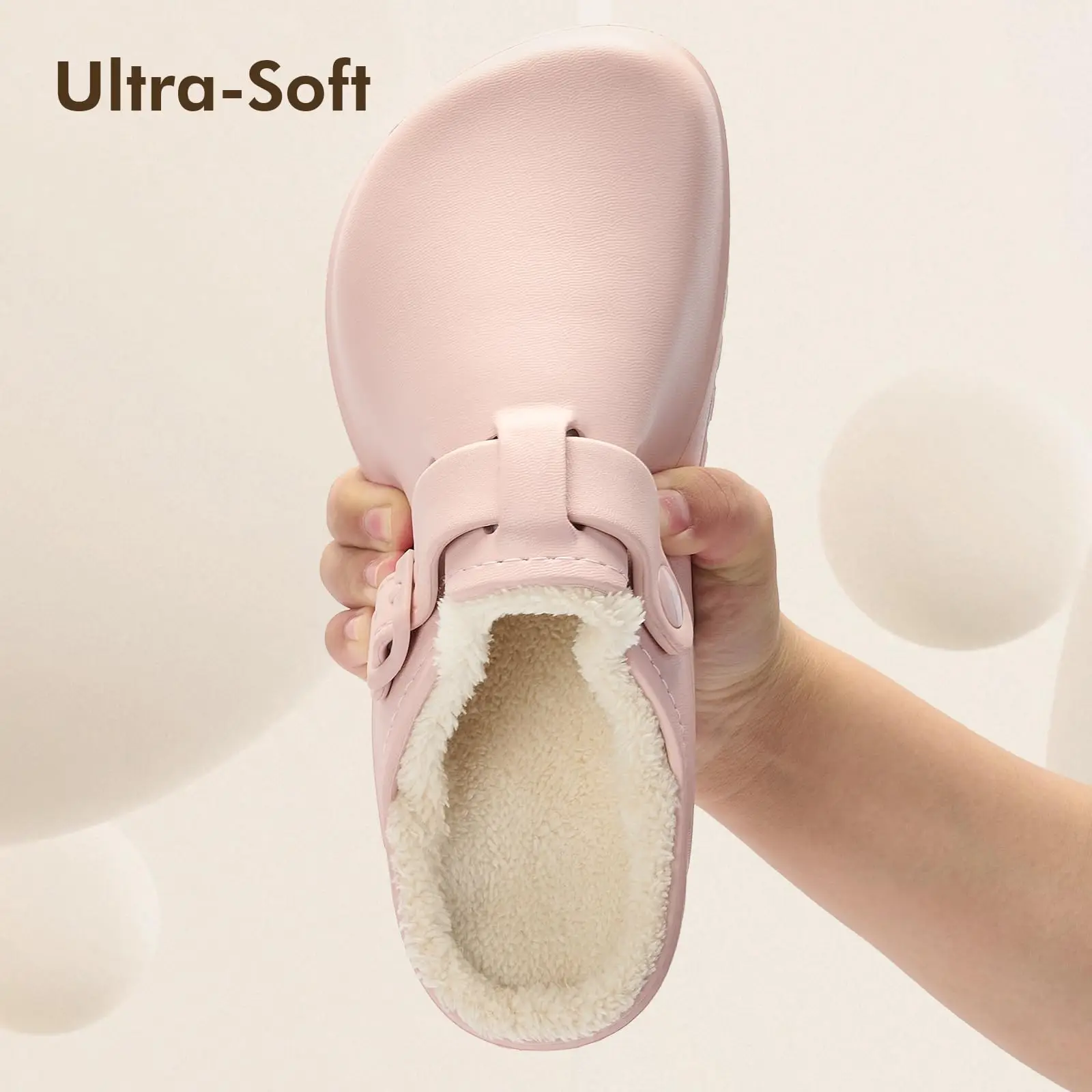 Color: Straw, Shoe Size: 37, Ships From: CHINA - Asgard Fur Women Slippers New Anti-slip Waterproof Plush Lined Outdoor Garden Shoes Winter Fluffy Shoes Warm Fuzzy House Slides