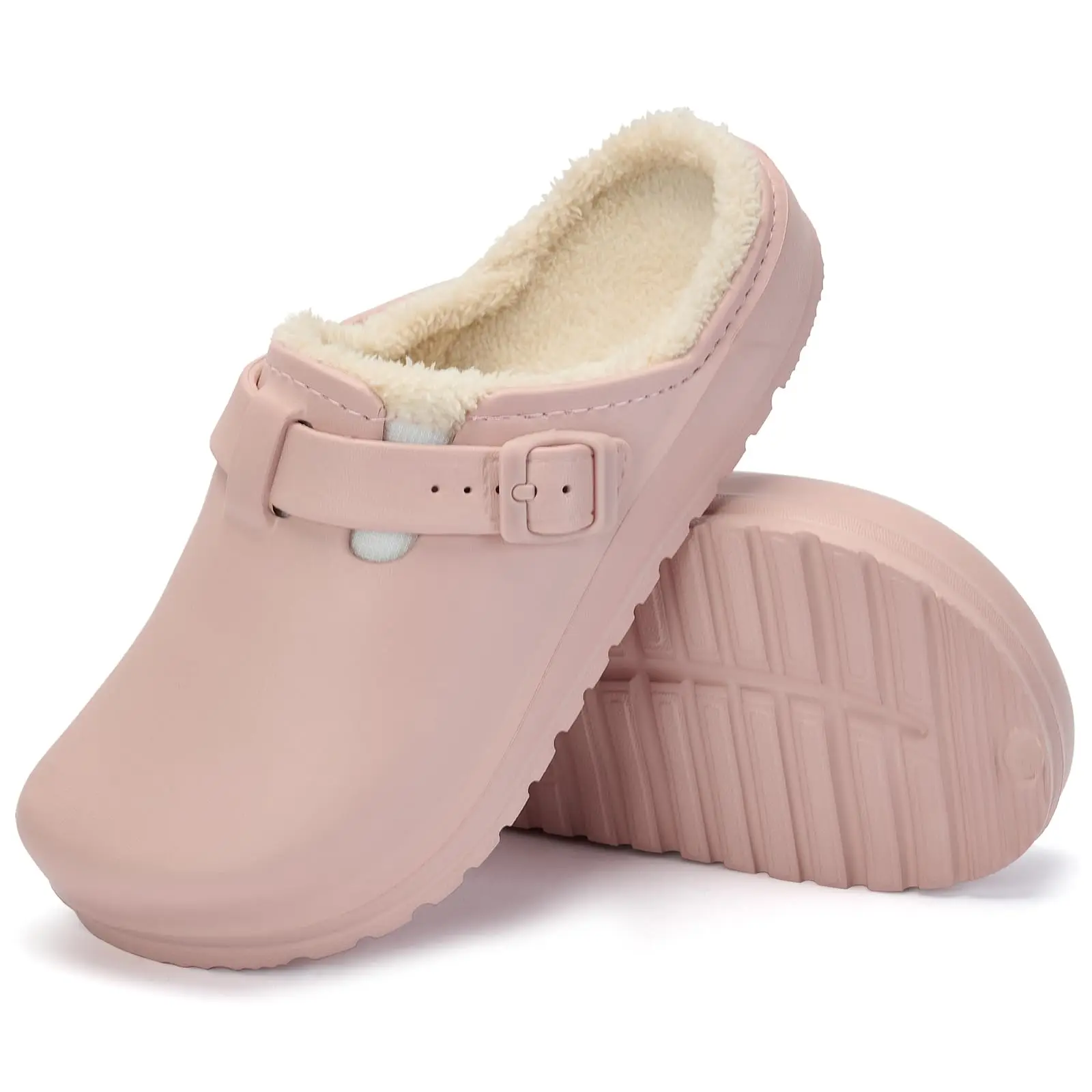 Color: Straw, Shoe Size: 37, Ships From: CHINA - Asgard Fur Women Slippers New Anti-slip Waterproof Plush Lined Outdoor Garden Shoes Winter Fluffy Shoes Warm Fuzzy House Slides