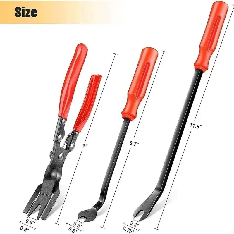 Color Name: Blue - Car Headlight Repair Installation Tool Trim Clip Removal Pliers Van Door Panel Fascia Dash Upholstery Remover Tool Dropshipping