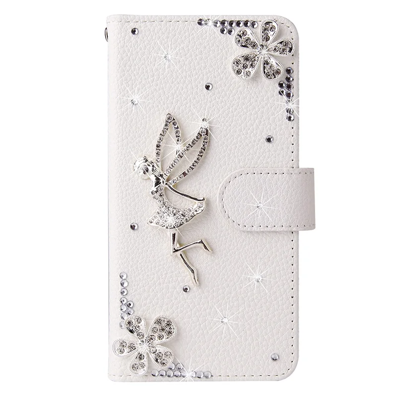 Color: SKY BLUE, Material: Acrylic - Flip Glitter Case For Samsung Galaxy S25 Ultra S24 FE S23 S22 S21 S20 Plus A35 A55 A16 A14 A15 A34 A54 Leather Cover Case