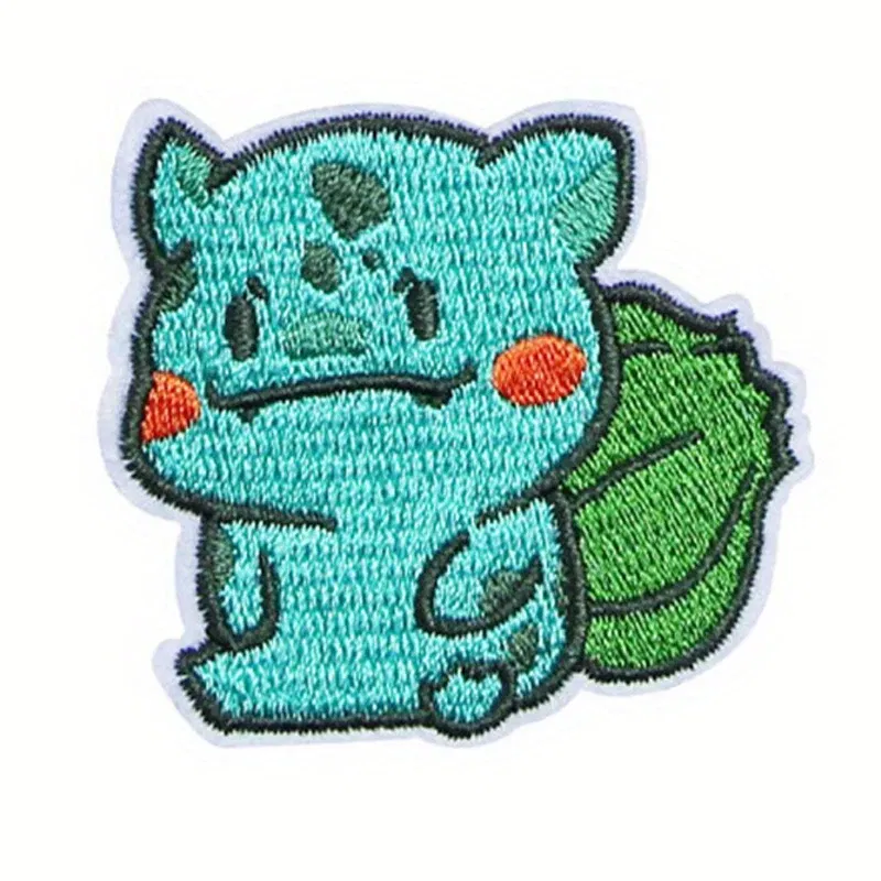 Color: DULL - Anime Game Cute Duck Patch for Clothing Cartoon Animals Badges Iron On Patches Sewing Fabric Patch Stripes Diy Patch Sticker