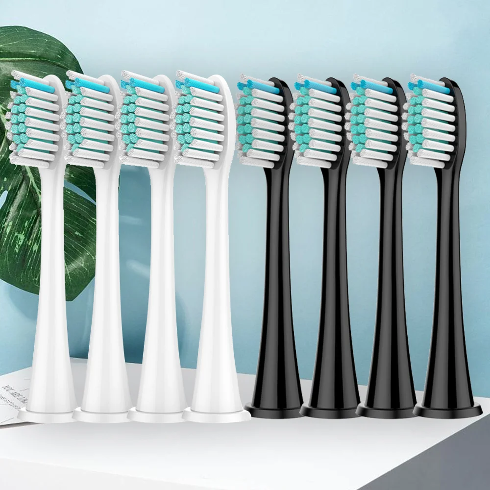 Color: Red - Electric toothbrush head, replaceable sonic electric toothbrush head, suitable for Philips Sonicare's electric replaceable brush