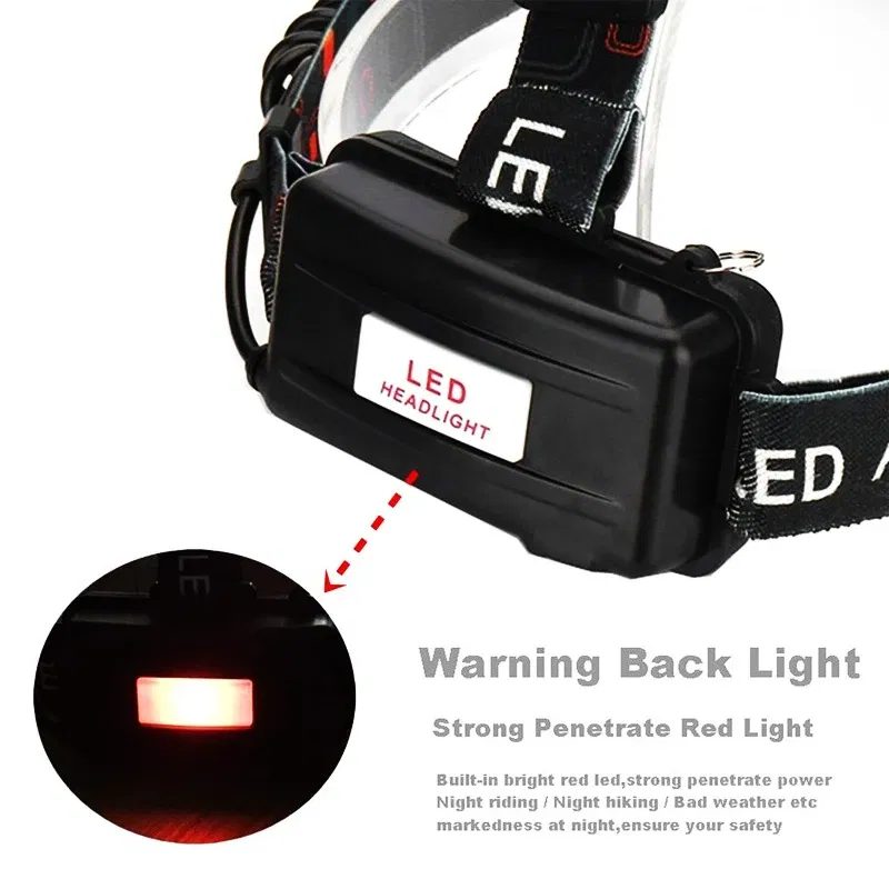 Emitting Color: RGB, Ships From: CHINA - ZK20 LED Headlamp 8000 Lumen Torch Flashlight Headlight Waterproof Head Light Camping Hiking Fishing Mining Light Lamp Torch