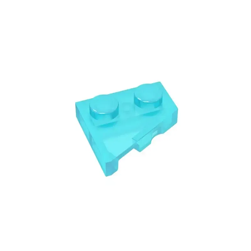 Color: Dark Green - Gobricks 10PCS Parts Wedge, Plate 2 x 2 Left Compatible with 24307 pieces of children's toys Building Blocks Educatonal  Techni
