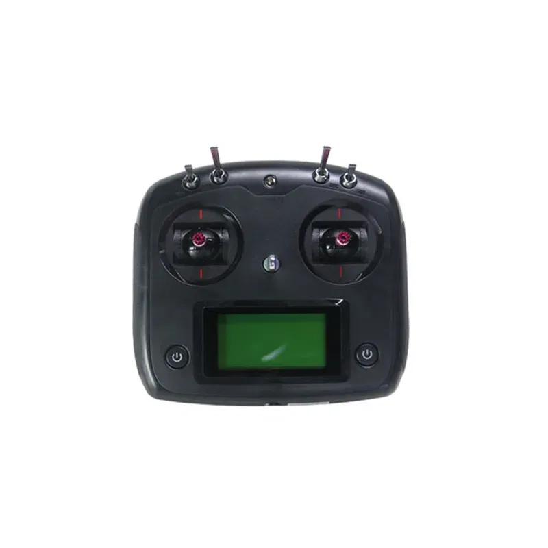 Color: Burgundy - FLYSKY FS-i6S i6S 2.4G 10CH AFHDS 2A Centering Throttle Transmitter iA6B iA10B Receiver RetailBox for RC Cars Boats Drone Toys