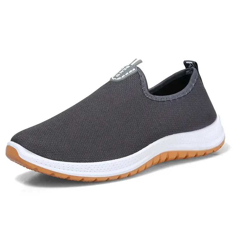 Color: black, Shoe Size: 41 - 2022 Leisure Sports Cloth Shoes Men's Mesh Breathable Soft Sole Running Shoes