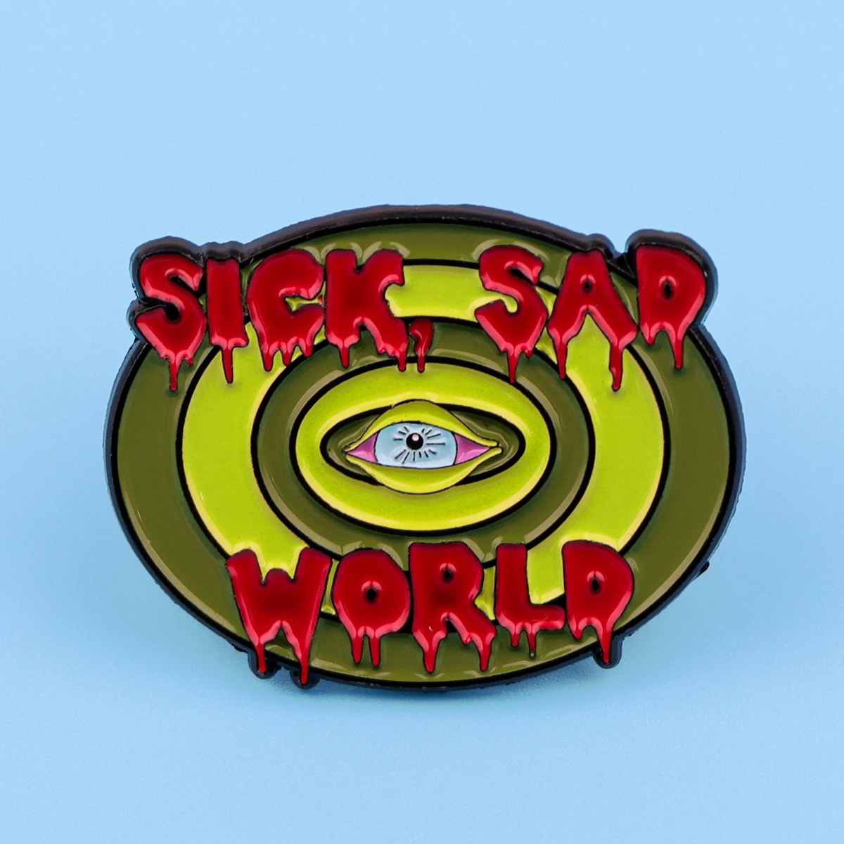 Metal color: Light Yellow Color - Cartoon Duck Possum Quotation Lapel Pins for Backpack Metal Enamel Pin Brooch on Clothes Men Women Badges Accessories Gift