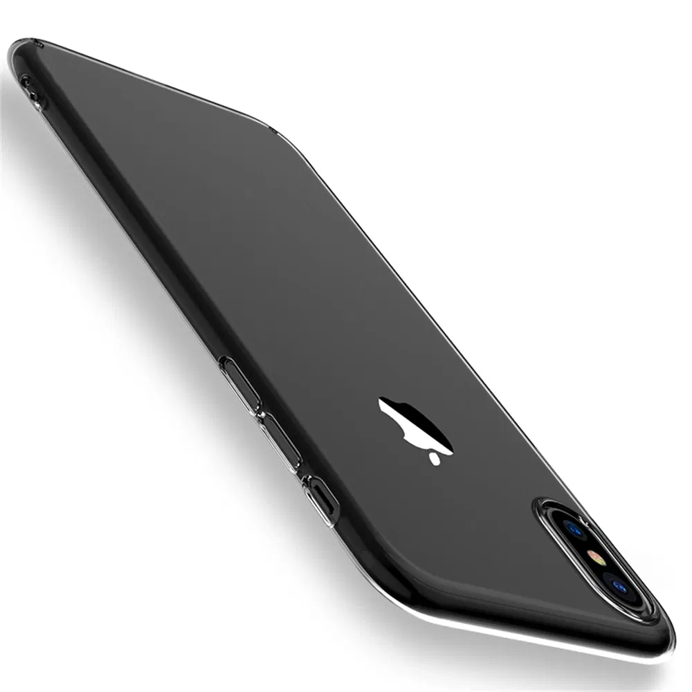 Material: ABS - Transparent Soft Case For iPhone 11 12 13 Mini 15 14 Pro XS Max Clear Silicone Case For iphone X XR 8 7 Plus SE 2020 Back Cover