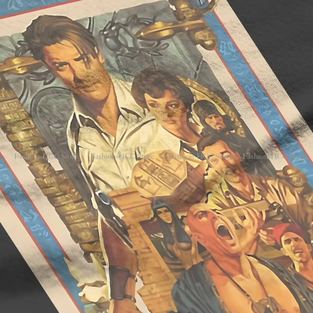 Color: WHITE, Size: XXXL - Brendan  Fraser Poster Unique Polyester TShirt The Mummy Movie Top Quality Creative Graphic  T Shirt Stuff