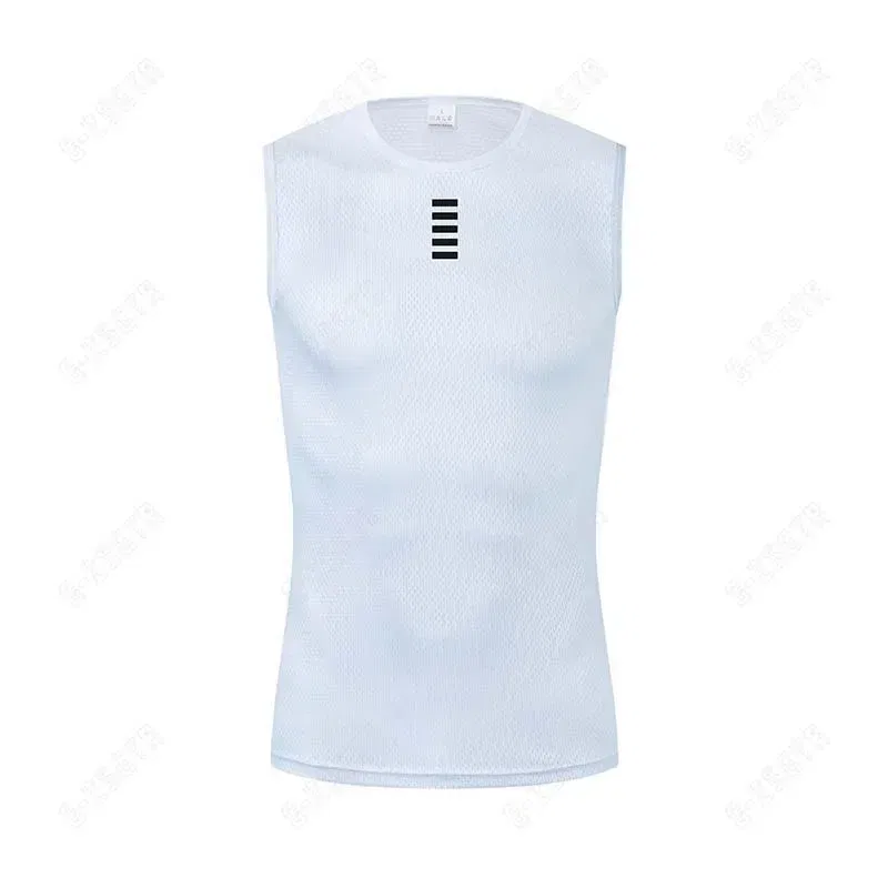 Color: Blue, Size: M - Cycling Base Layers Reflective Vest White Cycling Jersey Undershirt Quick Dry Elastici Vest Road Bike Jerseys