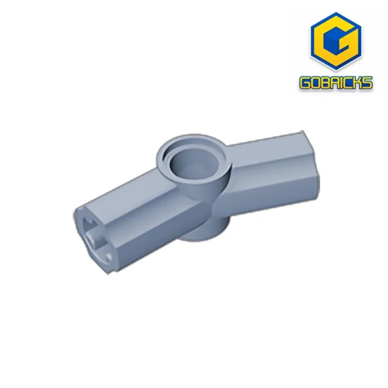 Color: light green - Gobricks GDS-918 Technical, Axle and Pin Connector Angled #3 - 157.5 degrees compatible with lego 32016 Building Blocks
