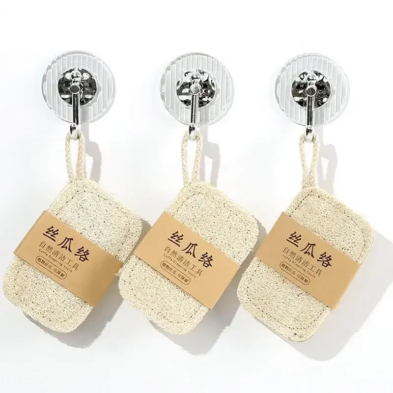 Color: Green, Ships From: United States - Natural Luffa Dish Washing Cloth Sponge Loofah Scrub Pad Dish Pot Easy To Clean Scrubber Sponge Kitchen Clean Brushes Pad