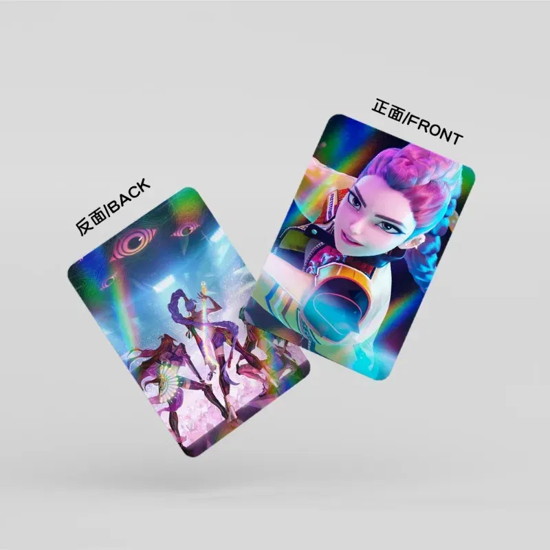 Color: Red - Kpop Demon Hunters Cards Anime Cartoon Saja Boys Toys Kids Party Cosplay Game Card Collection Photos Perimeter Children Gifts