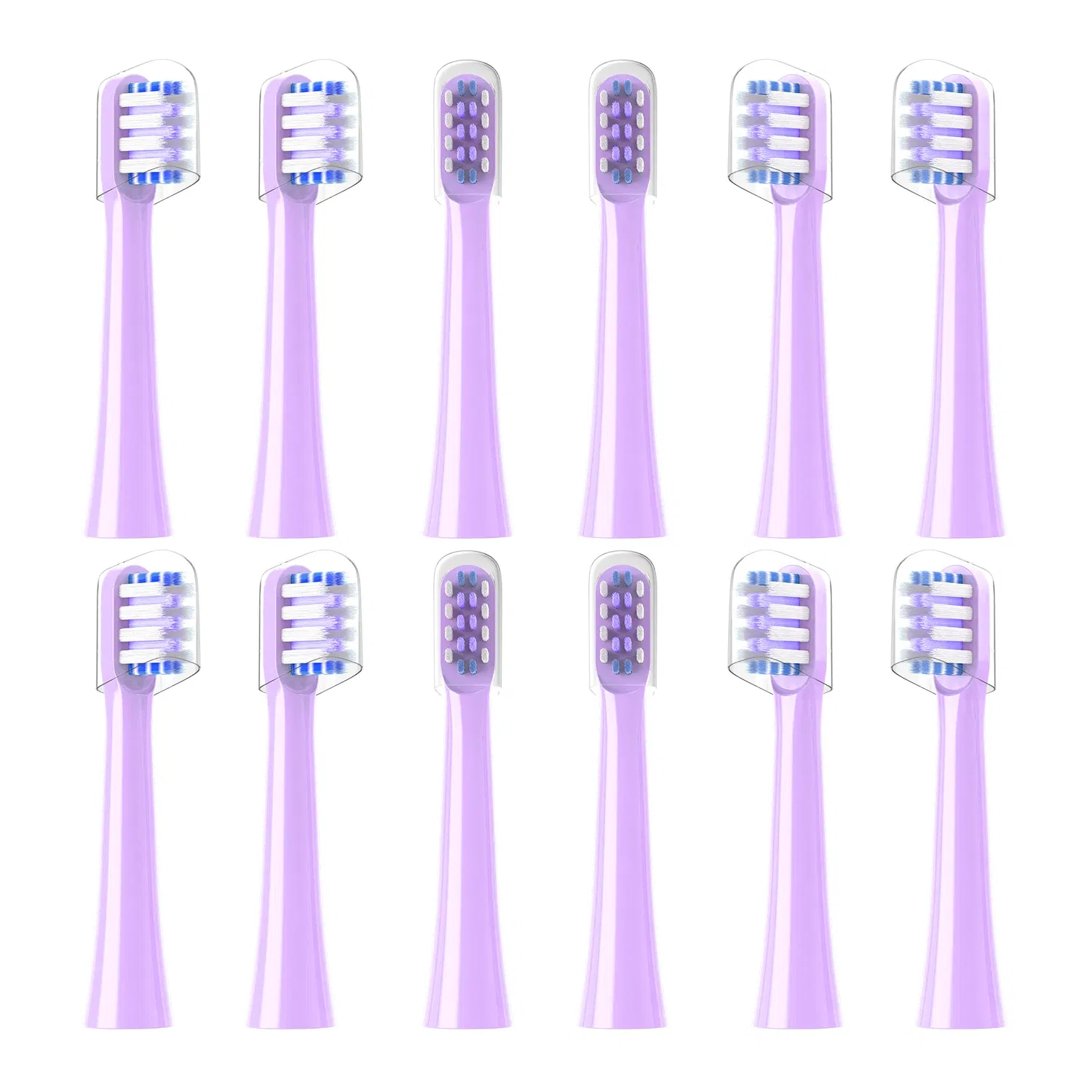 Color: green - Replacement Toothbrush Heads Compatible with Colgate Hum Connected Smart Battery Toothbrush Refill Head,12 Pack