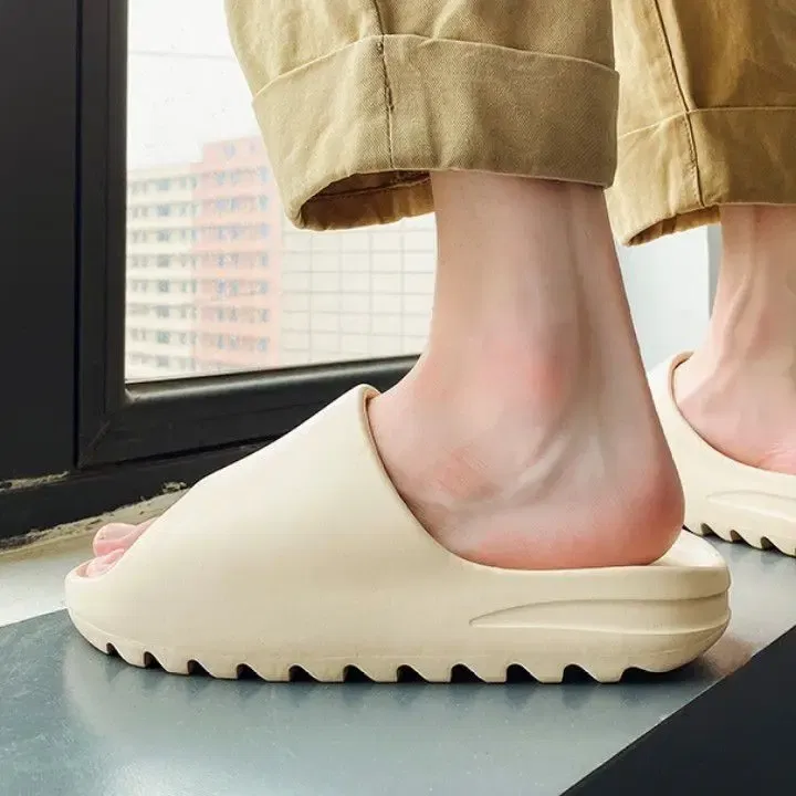 Color: SKY BLUE, Shoe Size: 36.5, Ships From: CHINA - Goosecret Men EVA Platform Cloud Slippers Soft Sole Sandals Non-Slips Bedroom Slides Male Cozy Home Shoes Soft Sole Beach Slides