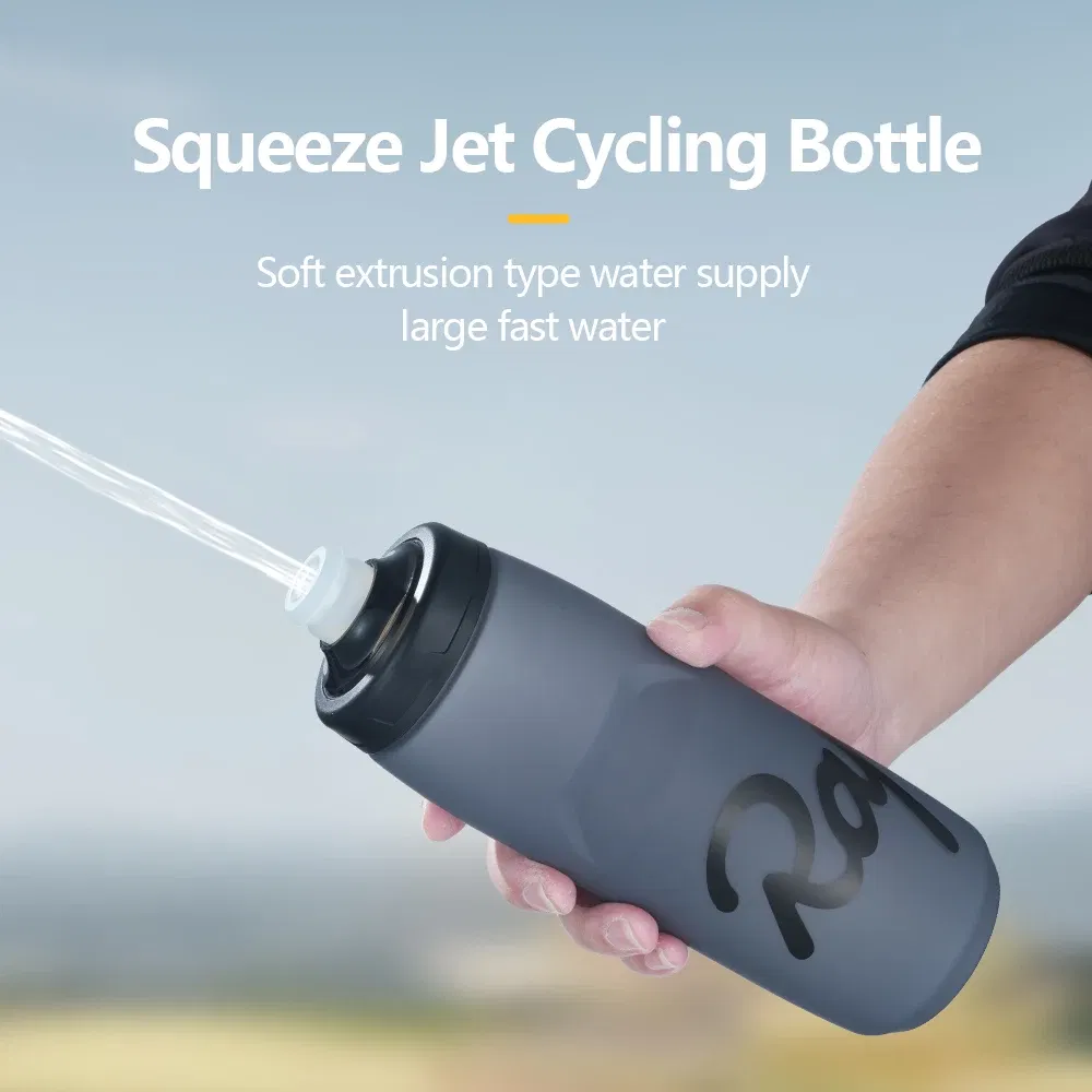 Color: Orange - Rapha Cycling Water Bottle 620/750ml Ultra light Leak-proof squeezable Taste-free Camping Hiking Sports Bicycle Kettle