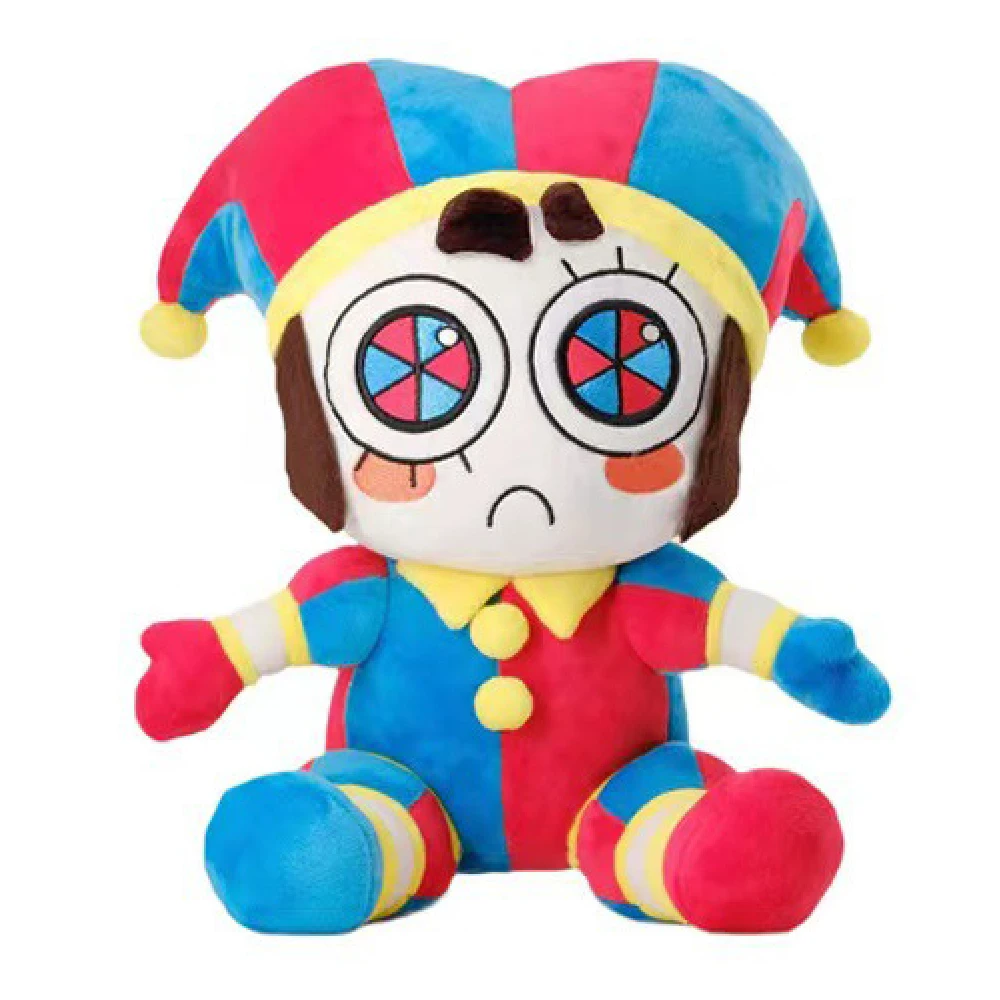 Color: FireBrick - The Amazing Digital Circus Plush Stuffed Plush Anime Plushie Theater Rabbit Cartoon Toys Kawaii Doll Christmas Gifts