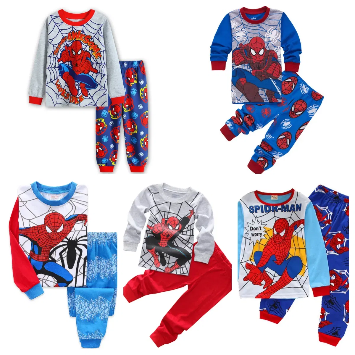 Color: Gold, Kid Size: 8T - kids pajamas set baby pijama boys animal sleepwear girls cute soft nightwear children clothing homewear