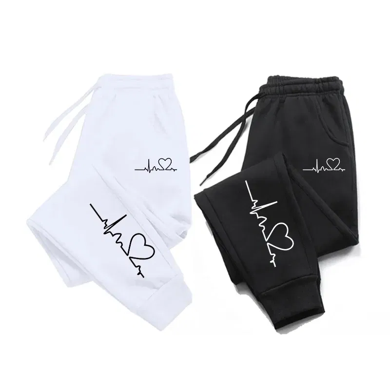 Color: black, Size: XXL - Daily Joggers Fashion Baggy Pants Woman Casual Sweatpants Comfortable Fitness Trousers Womens Soft 2024New Versatile Women's