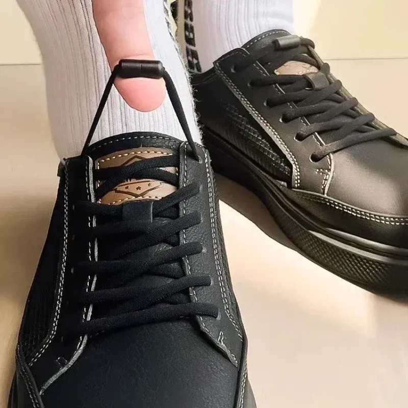 Color: Navy Blue, Length: 100cm - Elastic No Tie Shoelaces Semicircle Shoe Laces for Kids and Adult Sneakers Shoelace Quick Lazy Metal Lock Laces Shoes Strings